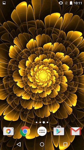 Neon Flowers Live Wallpaper