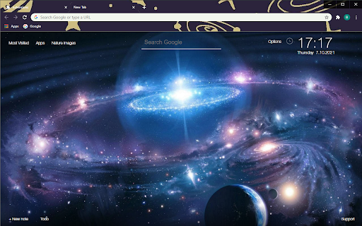 FreeAddon.com - Space Galaxy Theme