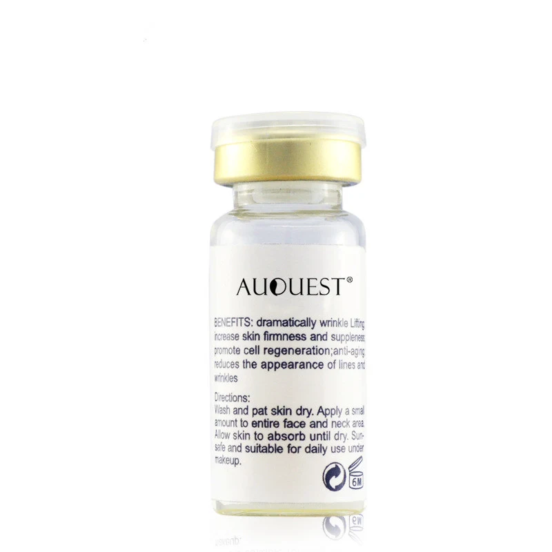 Solución stock de hexapéptido para la reducción de arrugas y líneas finas. Promueve la producción de colágeno para una piel más joven y firme.