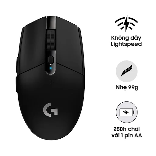 Chuột gaming Logitech G304 Wireless (Đen)