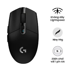 Chuột gaming Logitech G304 Wireless (Đen)