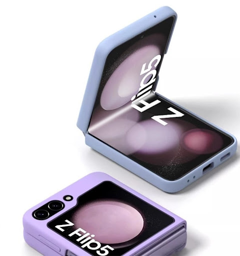 Title 10, Real liquid silicone phone case, foldable scree...