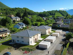 Programme immobilier neuf Les Carrés du Poète - Travaux en cours à Grésy-sur-Isère (73)