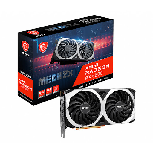 Card màn hình MSI Radeon RX 6600 MECH 2X 8G 8GB GDDR6 