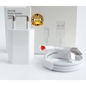 Sạc Ip 5W Củ Dẹt + Cáp Sạc 6Ic Dành Cho 6/7/8/X/11/12 (Bh 12 Tháng)