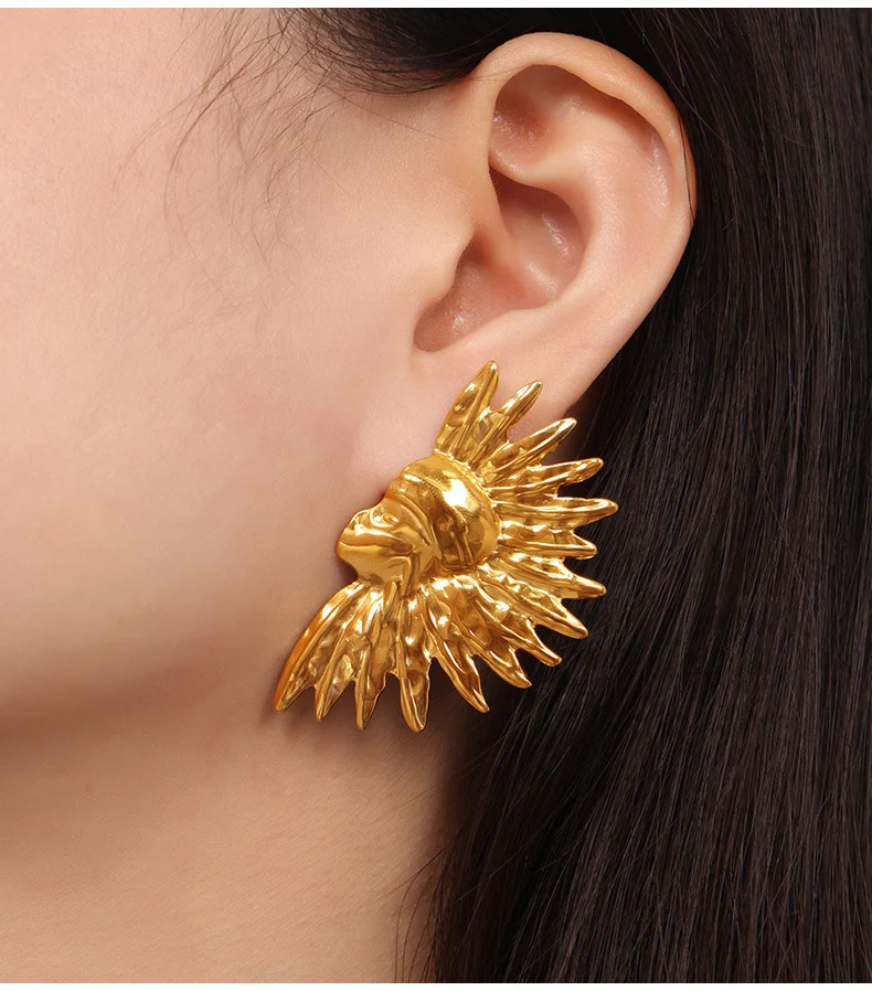 Title 4, Boucles doreilles clous Fashion Heavy Industry...