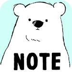 Cover Image of 下载 Sticky Note Shirokuma-Days 2.0.15 APK