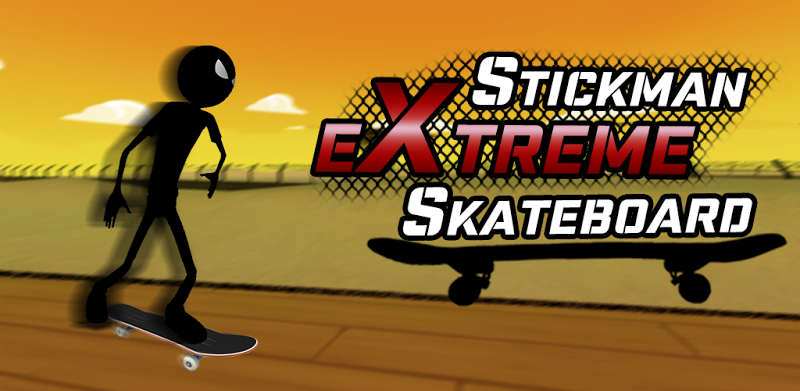 Stickman Extreme Skateboard