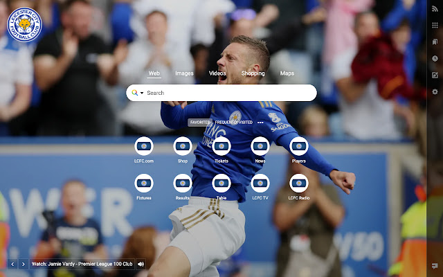 Leicester City chrome extension