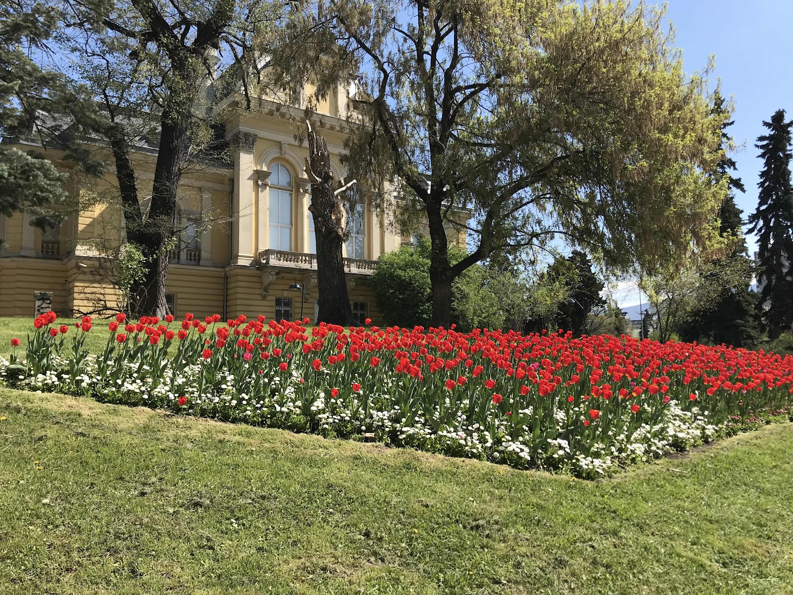 West side of the former Palace in Sofia Bulgaria