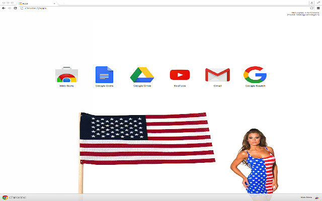 United States Woman chrome extension