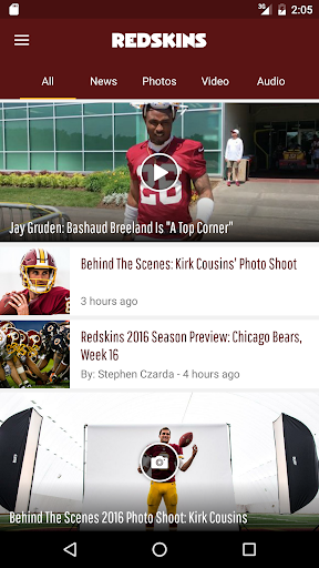 Official Redskins App