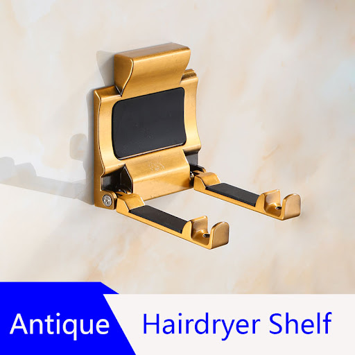 Title 9, Space Aluminum Hair Dryer Barrel Rack. Organize...