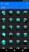 Cyan Glass Orb Icon Pack Screenshot