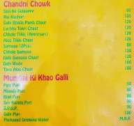 Chaat Chaska menu 1