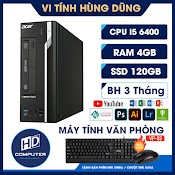 Pc Cấu Hình Văn Phòng Đời Mới, Máy Đồng Bộ Acer Mini Nhỏ Gọn Thế Hệ 6