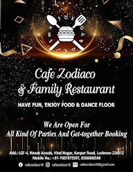 Cafe Zodiaco And Lounge menu 1