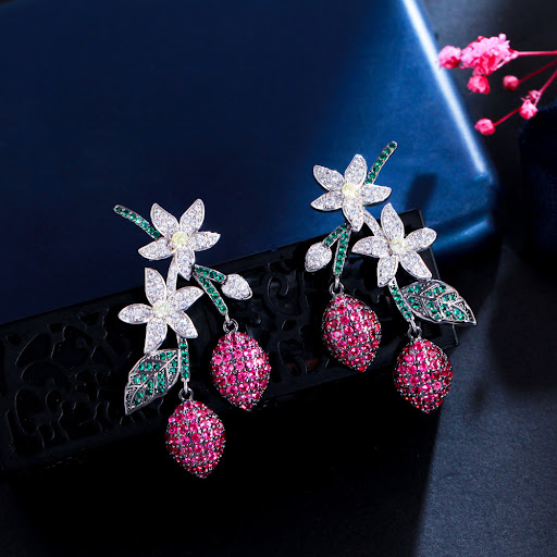 Title 3, Zircon Water Drops Vintage Plant Silver Needle ...