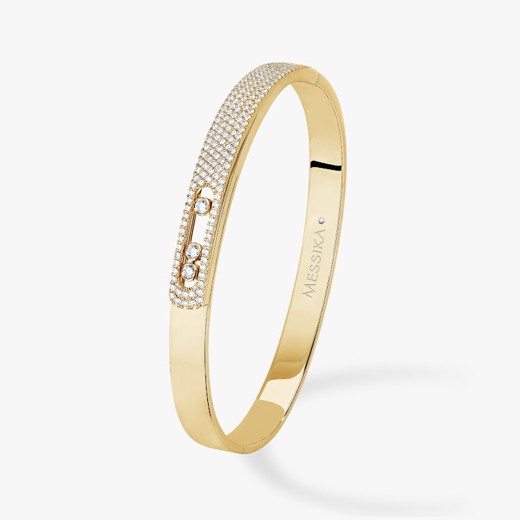 Messika Yellow Gold Diamond Bracelet.