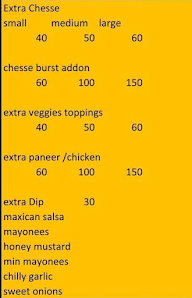 Caribbean Pizza menu 3