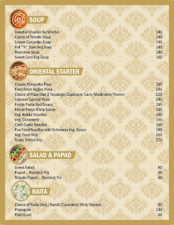 Lake View Cafe & Fastfood menu 