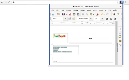 LibreOffice writer online