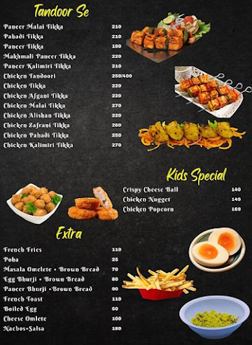 Anshu kitchen menu 