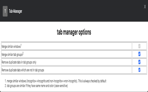 Tab-Manager