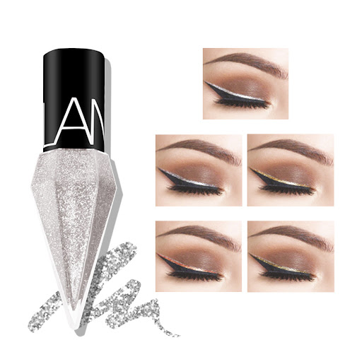 Title 1, LOOKAVE Single Bottle Diamond Shiny Eyeliner Bu...