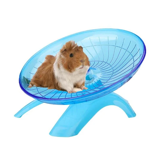 Wheel for Hamster Super-Silent Running Wheel for Hamsters Flying Saucer Gerbil Wheel 7 Inch Acrylic Running Wheel for Ge