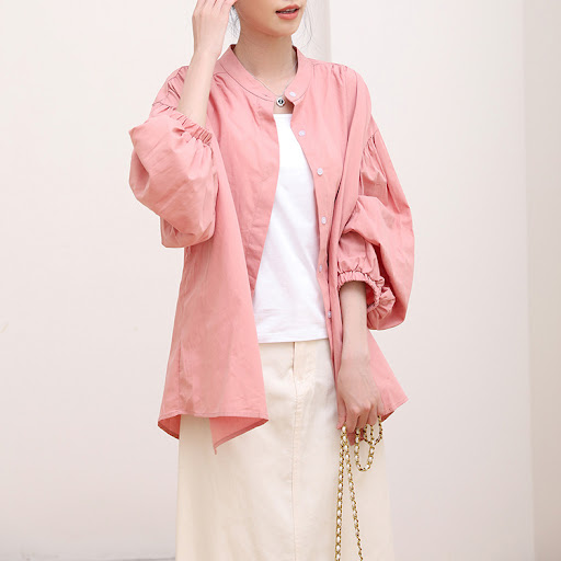 Title 18, Womens Sweet Leisure Style Pure Cotton Solid C...