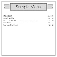 Jalaram Sweets And farshan Mart menu 1