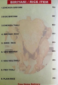 Kairali Restaurant menu 2