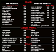 Happy Punjab menu 1