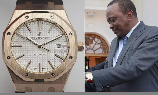 Uhuru Kenyatta's designer watch