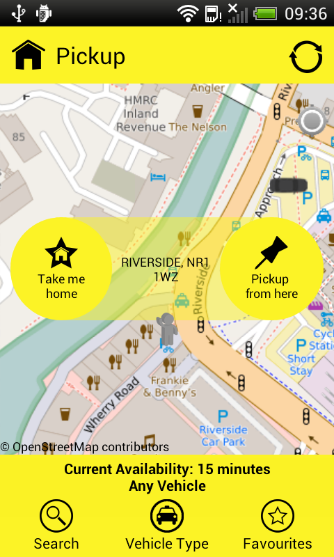 Bestway Taxis Screen 2