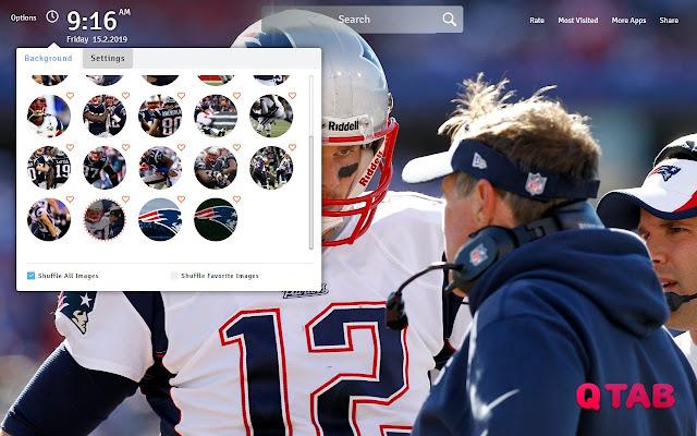 New England Patriots Wallpapers New Tab