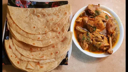 Chicken With Roti