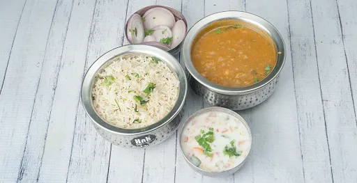 Chole Punjabi With Rice Combo