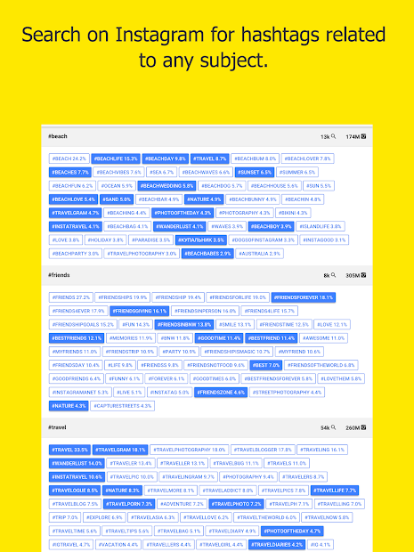 leetags instagram hashtags generator android app screenshot - leetags instagram hashtags generator by claudius ibn google play
