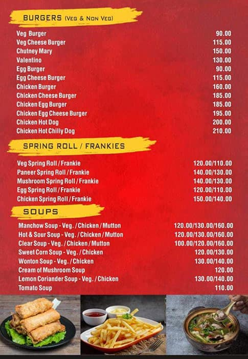 Royal Bites Restaurant menu 