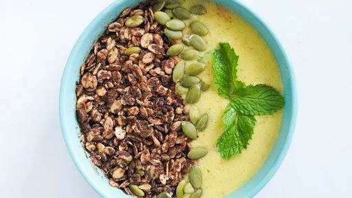 Mango Basil Smoothie Bowl