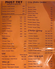 Famous Gulatis menu 1