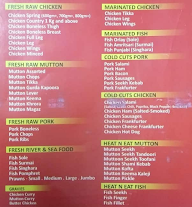 Sardar -A Pure Meat menu 1