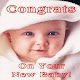 Download Baby born wishes greeting cards For PC Windows and Mac 1.0