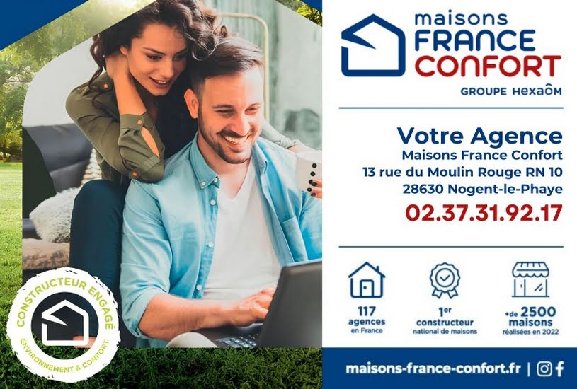  Vente Terrain à bâtir - 805m² à Aunay-sous-Crécy (28500) 