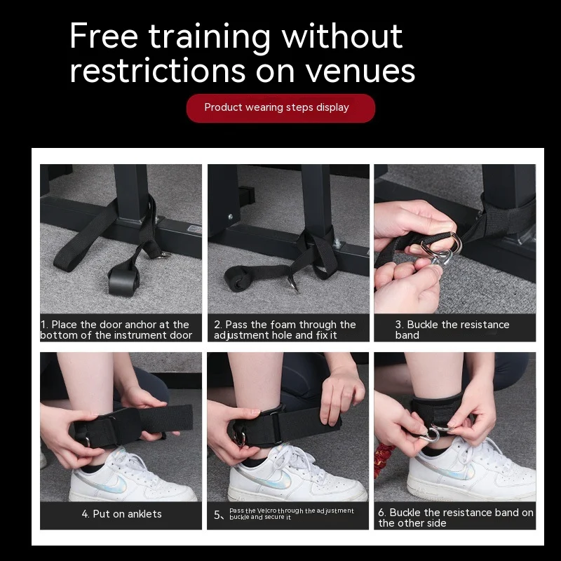 Heuptraining Spanelastiek Versterk billen en benen met deze handige elastische weerstandband Ideaal voor thuis workout en fitness