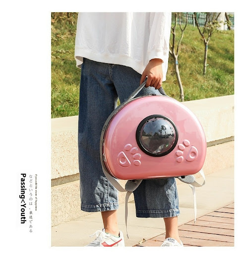 Title 19, Transparent Space Capsule Pet Portable Breathab...