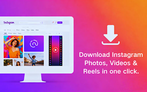 Instagram Downloader - Save Photos, Videos & Reels Preview 1