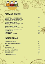 Spice Factory menu 6